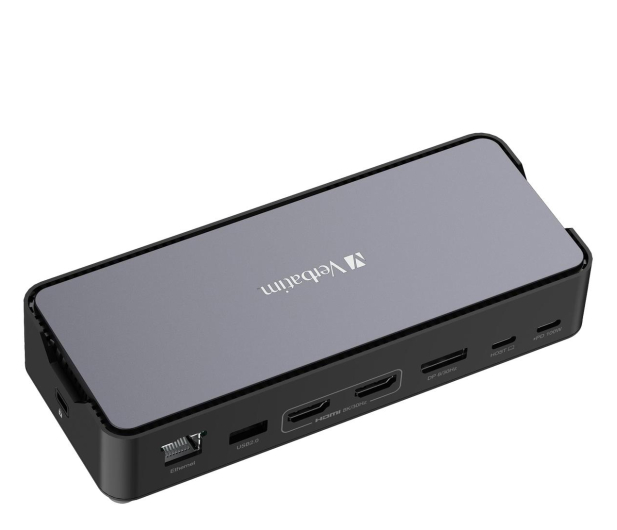 VERBATIM USB-C Pro 2xHDMI DP RJ45 4xUSB 4xUSB-C SD microSD audio 32171 - 1236409 - zdjęcie 2